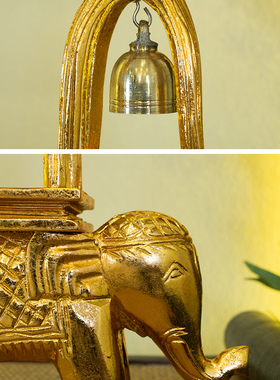 东南亚风格泰式大象铃铛摆件