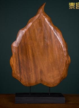 东南亚风格实木雕花装饰摆件