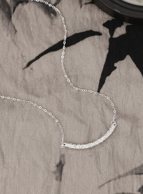 足银999金箍棒项链女国潮吉祥图案素银吊坠女生高级感锁骨链