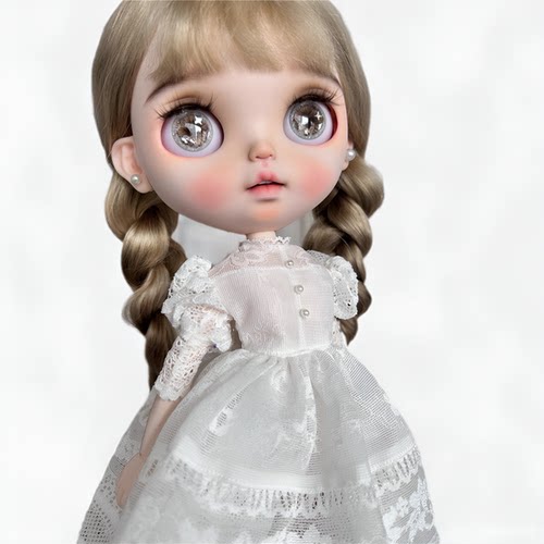 Blythe 小布娃娃多肉改妆改娃正拼Z拼 静婉 - 图3