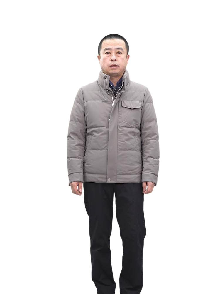 甩 石墨烯羽绒服男 普洛克正品23冬 立领鹅绒75g商务休闲卡其外套 - 图3