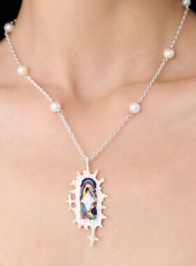 幻物原创设计纯银珍珠百搭项链