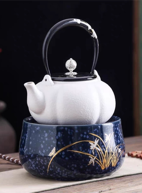 春秋茶语电陶炉家用茶炉静音烧水铁壶陶壶煮茶器电陶炉茶壶