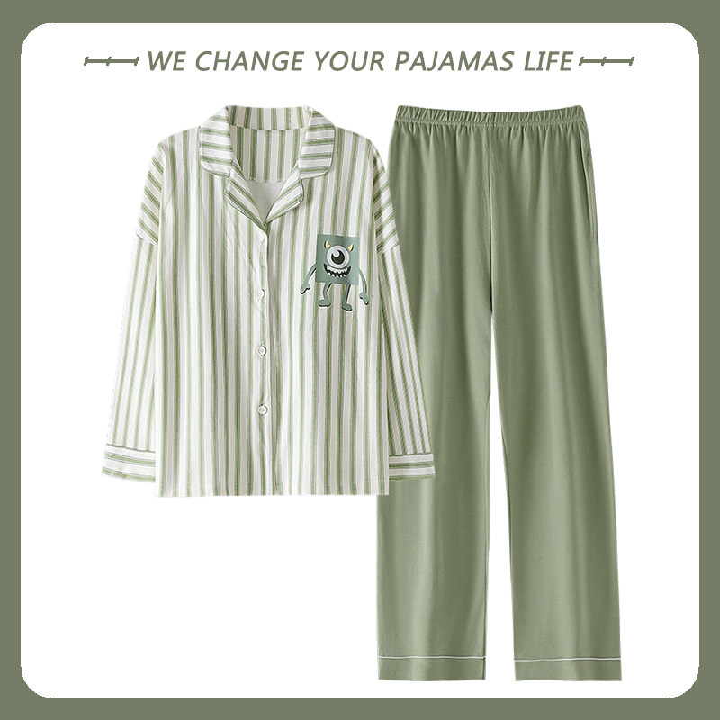 2025年睡衣女春秋季纯棉长袖韩版薄款高级感新款可爱家居服两件套,淘宝优惠券,粉丝福利购,淘宝优惠卷