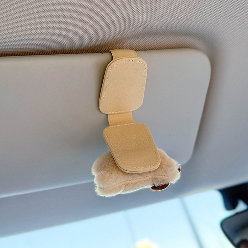 车载眼镜夹汽车内用墨镜夹放置架太阳镜收纳遮阳板磁吸可爱高级女,淘宝优惠券,粉丝福利购,淘宝优惠卷