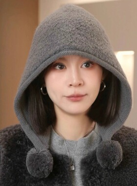 巴拉克拉法帽子女冬季保暖护耳