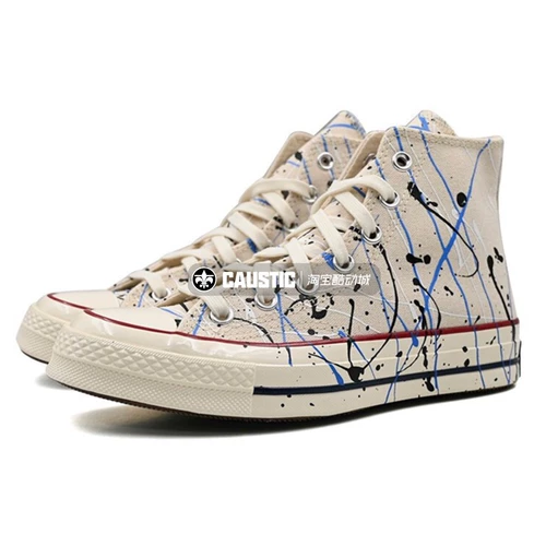 Converse, белые тканевые конверсы подходит для мужчин и женщин