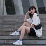 New balance, ретро спортивная белая обувь подходит для мужчин и женщин