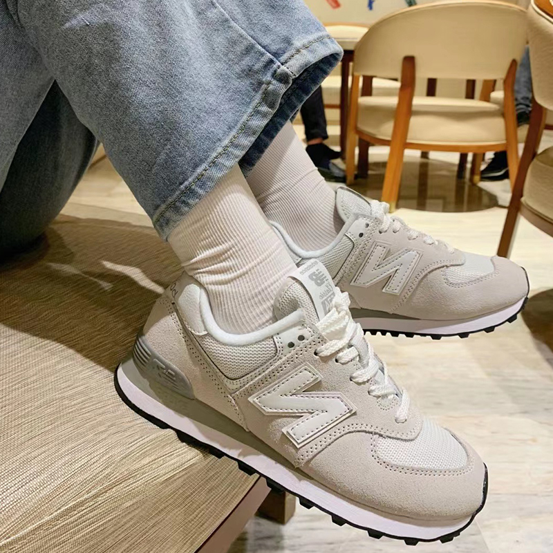 New Balance/NB 574系列新款男女经典复古运动休闲慢跑鞋ML574EVG-图0