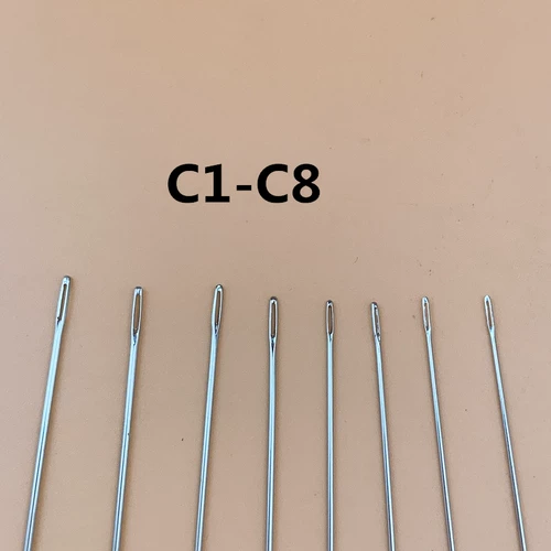 Ручная игольчатая стальная акупунктура Большой глазное шва иглы игла вышивка игла из нержавеющей стали.