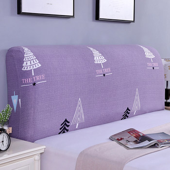 ຊຸດຜ້າຄຸມຕຽງ universal bedside cover Soft-packed wood board universal all-inclusive elastic cloth bedside cloth bed cover back protection cover
