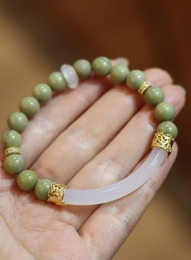 新中式半镯手链女款轻奢小众精致高级感手串送女友闺蜜生日礼物