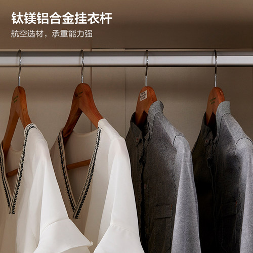 全友家居美式复古风衣柜女生卧室家用成品大衣橱收纳储物柜子家具 - 图3