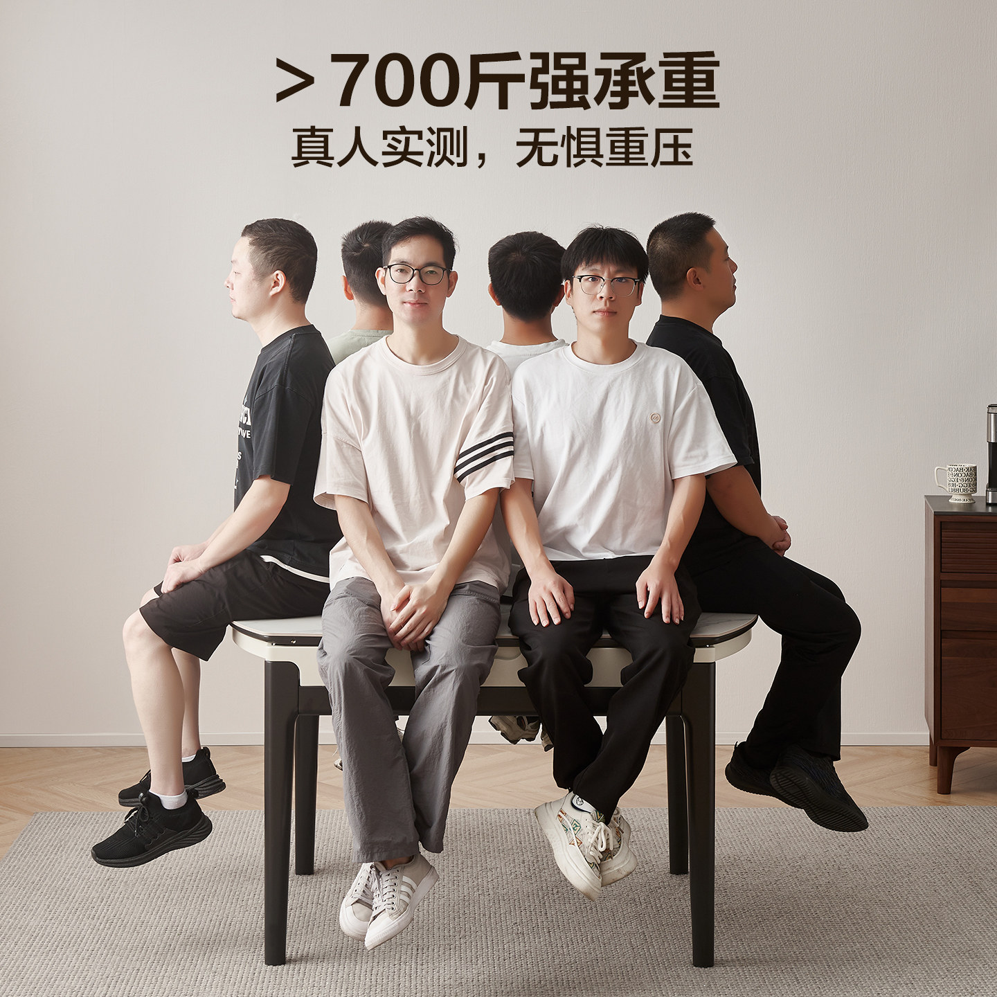 全友家居现代简约岩板餐桌可变圆桌子客厅家用伸缩饭桌2025新款,淘宝优惠券,粉丝福利购,淘宝优惠卷