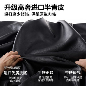 全友家居意式极简客厅劳伦斯沙发黑色家具大黑牛真皮沙发政府补贴