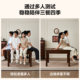 Quanyou home solid wood dining table and chair combination