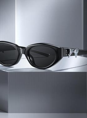 jennie同款墨镜女Rococo网红街拍蝴蝶结高级感防紫外线太阳镜潮