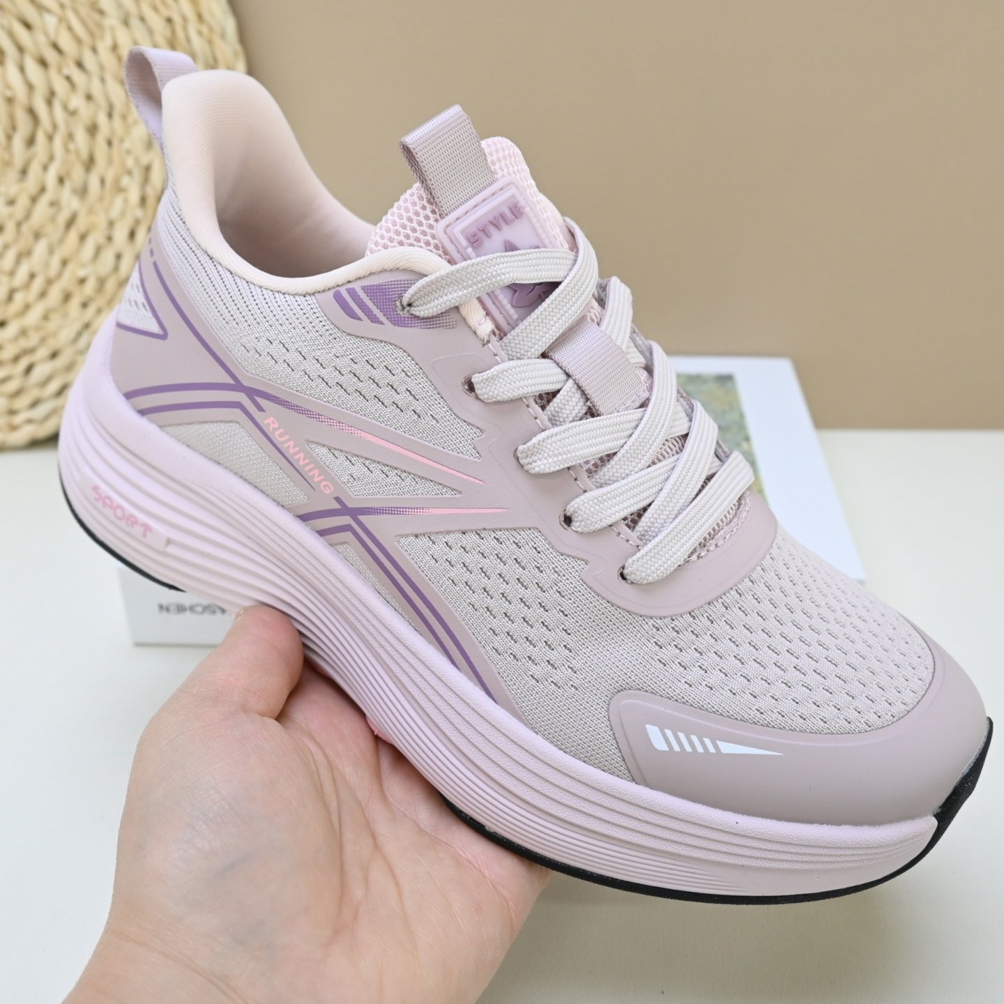 26春秋老北京飞织爆米花超轻软底厚底健步时尚圆头休闲运动女单鞋,淘宝优惠券,粉丝福利购,淘宝优惠卷