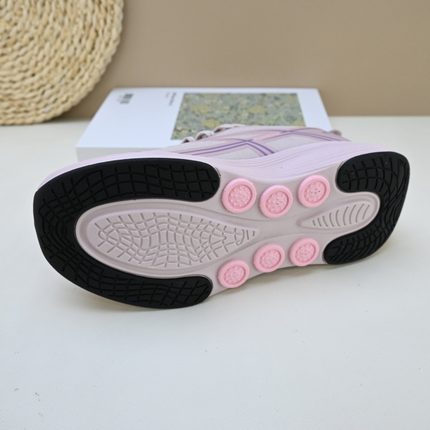 26春秋老北京飞织爆米花超轻软底厚底健步时尚圆头休闲运动女单鞋,淘宝优惠券,粉丝福利购,淘宝优惠卷