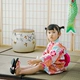 Sakura Bunny Cotton Girl Performance Trang phục Cung Nhật Bản Tay áo nhỏ Áo kimono Hiển thị Ảnh màu hồng và gió - Trang phục trang phục dân tộc đẹp cho bé yêu Trang phục