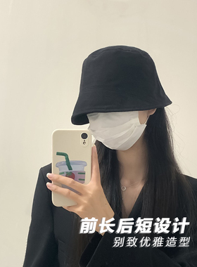 水桶帽逛街街头男女四季款纯色