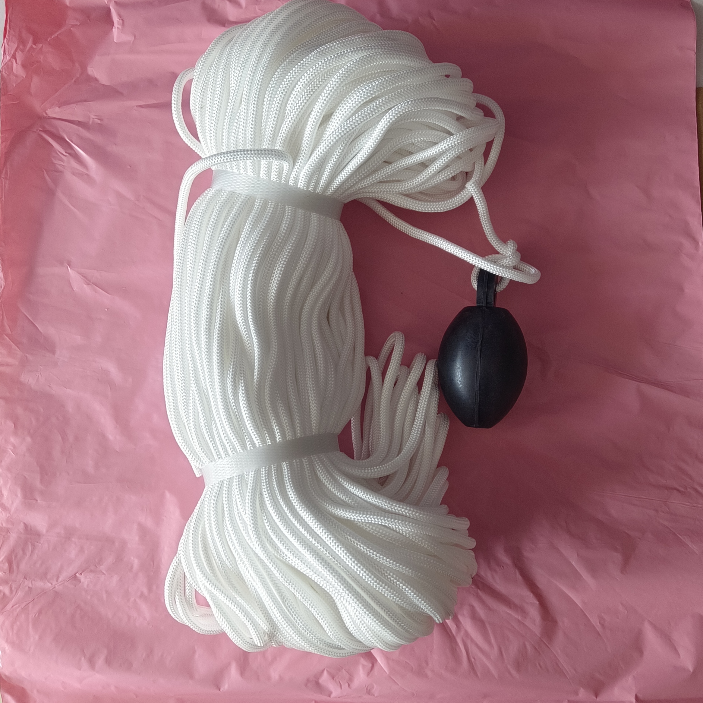 供应船用撇缆绳抛缆绳6 8 10 12mm船艇撇缆球抛揽球撇缆头抛揽头 - 图1