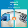Household wall-mounted disposable toilet brush without blind spots