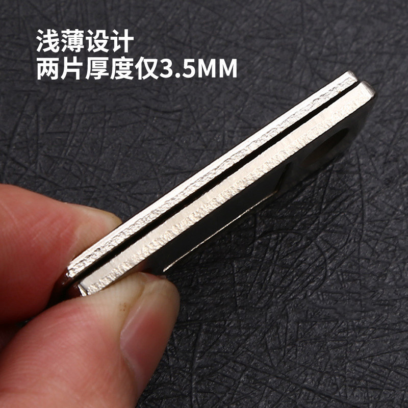 不锈钢柜门隐形推拉门吸磁吸贴片强磁吸吸合门免打孔碰珠磁铁衣柜
