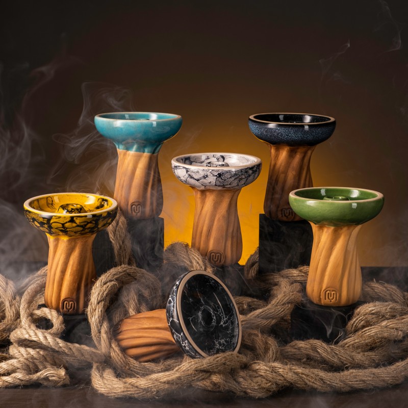 Yimi Hookah | 一米水烟布鲁克林系列陶瓷水烟烟锅单孔水烟碗烟料 - 图0