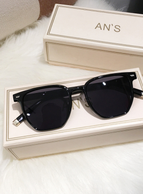 韩国潮牌墨镜男款绿黄色眼镜