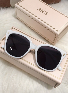 日落色墨镜男士橙色方形大框