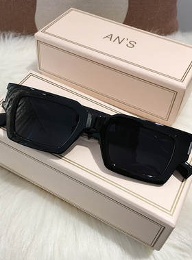 小方形墨镜男高级感痞帅