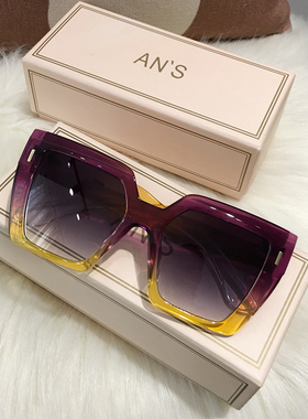 显脸小豹纹大脸太阳镜海边防晒