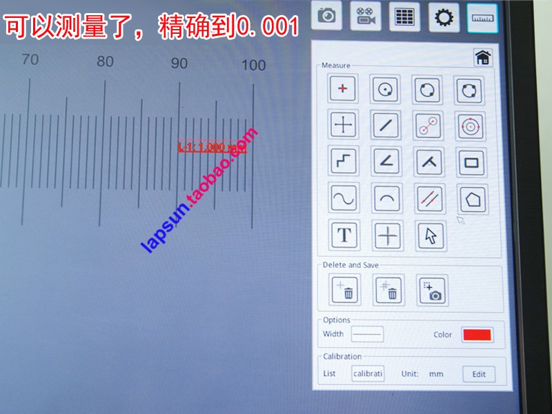 4K 测量功能 超高清UHD电子显微镜 HDMI工业相机 + 4K IPS 显示器 - 图2