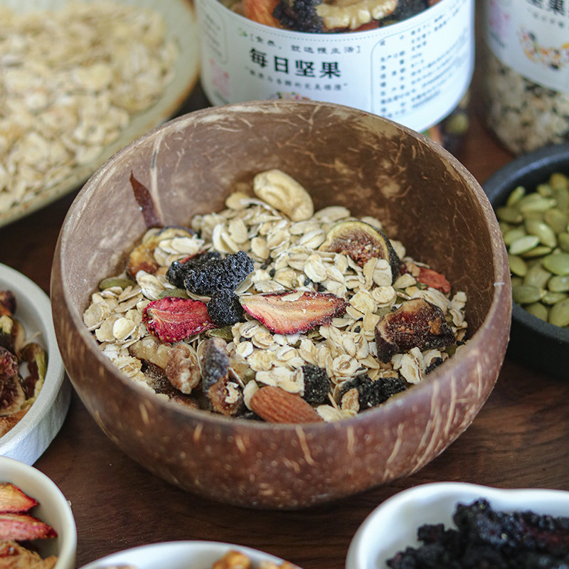 慢生活食材 坚果燕麦片 每日坚果 不加糖不加油纯食材无任何添加,淘宝优惠券,粉丝福利购,淘宝优惠卷