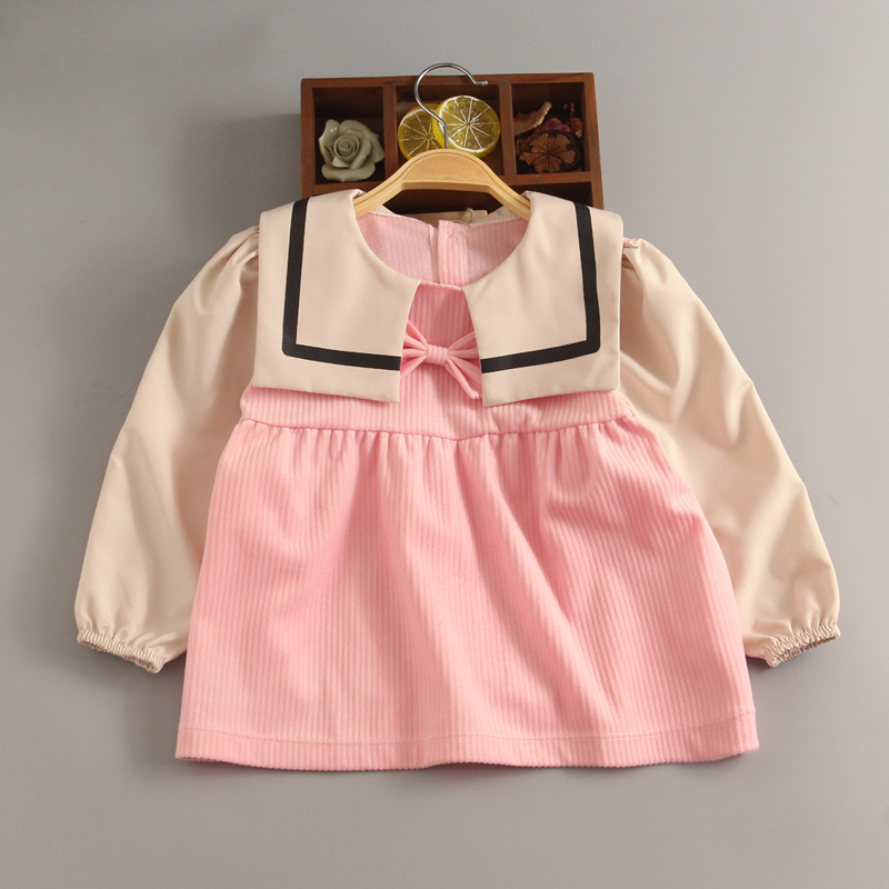 Girls dance together British style waterproof and stain-proof children's coveralls