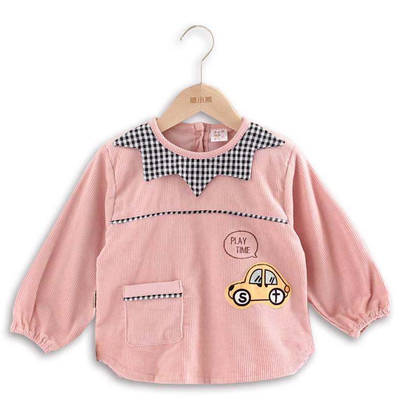 Baby autumn and winter corduroy anti-fouling blouse for boys and girls