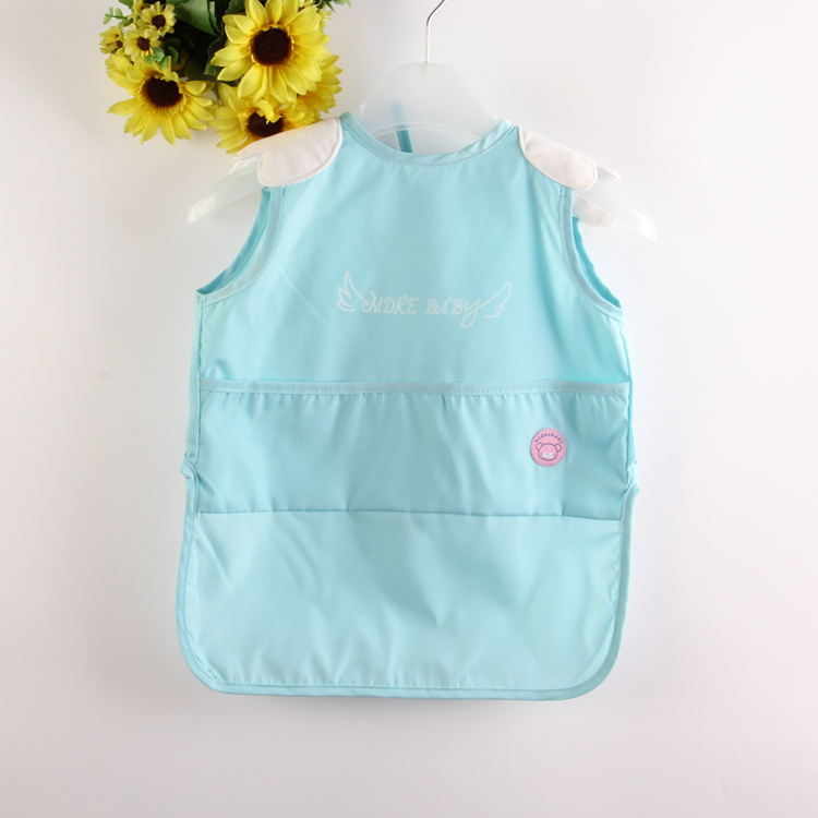 Children's sleeveless blouse angel wings bib eating clothes