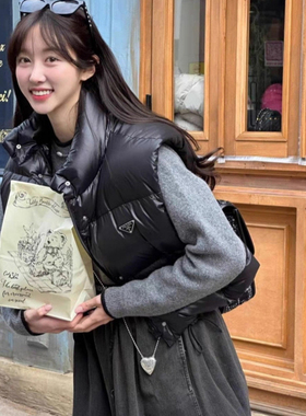 韩国博主吴小姐韩代同款项链复古雕花爱心相合吊坠长款链子斜挎包