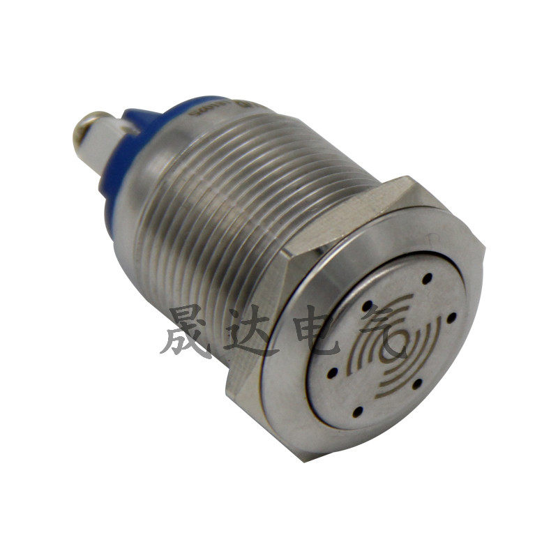 金属按钮19mm带灯响亮蜂鸣器5V12V24V不锈钢长鸣报警器连续发声,淘宝优惠券,粉丝福利购,淘宝优惠卷