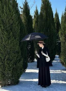 ພະນັກງານທຸກຄົນຮັກສາ 830g handmade cloak coat woolen double-sided wool coat 100 for women