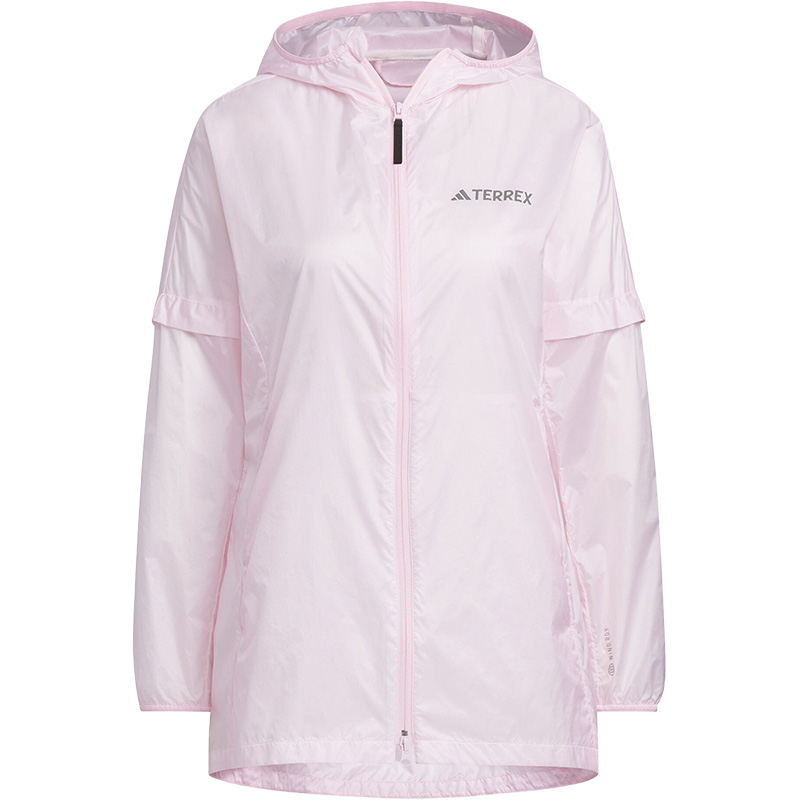 Adidas/阿迪达斯正品梭织女子防晒UPF50+运动夹克外套IL3807 - 图3