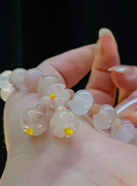 新中式和田玉南瓜吊坠手串