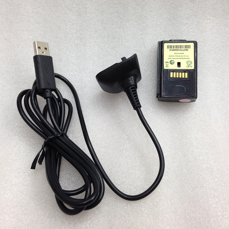 XBOX360无线手柄电池包 充电电池 充电线XBOX 360手柄数据 连接线 - 图2