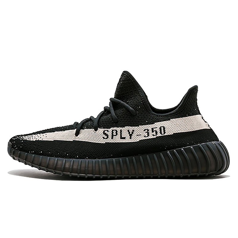 Adidas阿迪达斯Yeezy350V2黑白椰子2022年男女350跑鞋BY1604-2022 - 图3