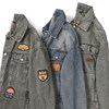 Spring and Autumn Lapel Distressed Denim Jacket