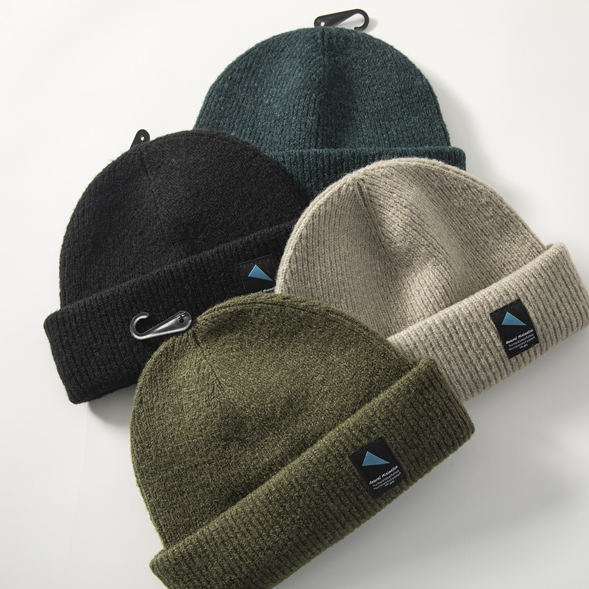 平替鼠家秋冬羊毛保暖帽男女毛线针织帽户外纯色百搭爬山徒步冷帽,淘宝优惠券,粉丝福利购,淘宝优惠卷