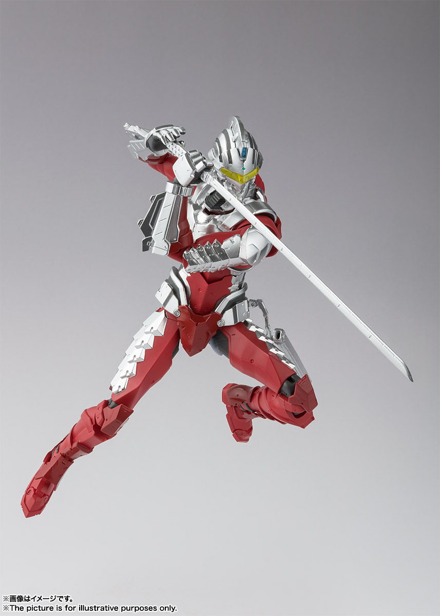 万代 SHF ULTRAMAN 机动奥特曼  钢铁赛文 动画版诸星弹 VER7 7.2 - 图0