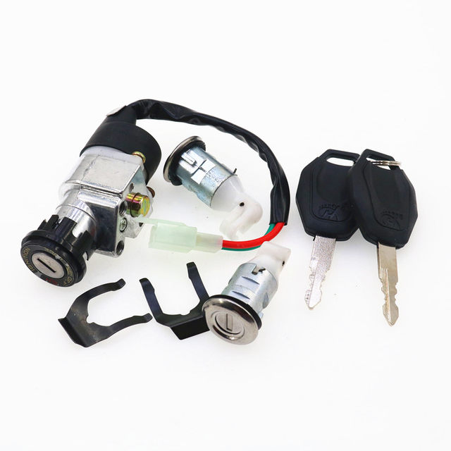 Luyuan Lujia Luju Lima five-star diamond leopard battery car Xiaosha electric door lock Zhongsha electric car power lock sleeve lock