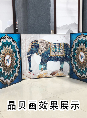 客厅电表箱玄关晶瓷画定制